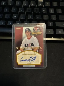 Cameron Garfield 2013 Panini USA Baseball Champions Stars & Stripes Auto /950 - Picture 1 of 2