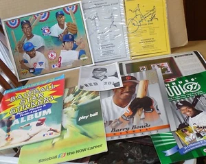 Recuerdos de béisbol: pegatinas, autógrafos, fotos, Barry Bonds, Yaz, etc. - Imagen 1 de 6