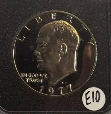 1977 S Eisenhower Dollar Clad Ike $1 1977 S US Mint Coin #E10 - Image 1 of 2