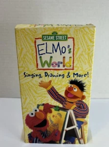 Elmos World - Singing, Drawing More (VHS, 2000) - Imagen 1 de 12