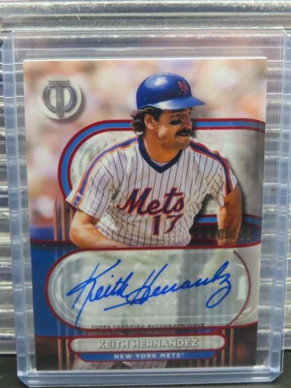 2024 Topps Tribute Keith Hernandez Autographs Red Auto #05/10 New York Mets