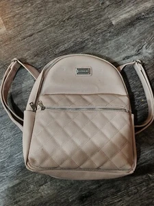 Madden Girl Backpack Purse Pink with Silver hardware, slippers, pockets  - Picture 1 of 12