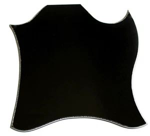 For Gibson SG Standard Blank No Screw Holes Style Guitar Pickguard 4 Ply Black - Picture 1 of 6