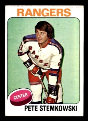 1975 Topps Hockey #303 Pete Stemkowski EX - Image 1 of 2