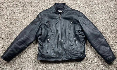 Vintage Wilsons Open Road Full Zip Lined Leather Motorcycle Jacket Coat Mens XL  - Image 1 of 4