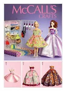 McCalls M6903 11.5" Fashion Doll Clothes Clothing Sewing Craft Pattern UNCUT - Picture 1 of 7