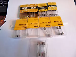 assortimento di 26 fusibili auto (vetro) vedi descrizione. MARCA PRINCIPALMENTE BUS - Foto 1 di 5