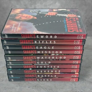 Sharpe's 10 DVD Movie Collection Lot British TV Series Sean Bean OOP Scrach Free - Picture 1 of 4