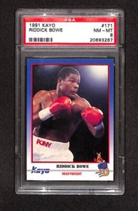 1991 Kayo #171 Riddick Bowe PSA 8 NMMT - Picture 1 of 2