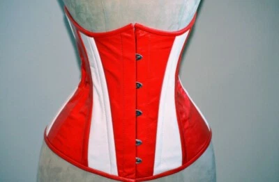 Corsé American Dream Capitán América Talla 24 Pequeño Cuero Real Acero Deshuesado Foto 1 de 4