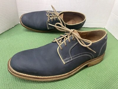 Zapatos Oxford Johnston & Murphy J&M 1850 con cordones azul curtido al aceite talla Ovejas 8,5 M Foto 1 de 4