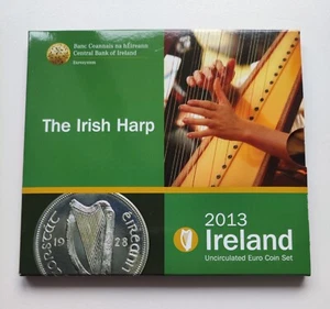 IRELANDE - Set BU EUROS 2013 Neuf (sans blister) Harpe Irlandaise - Picture 1 of 7