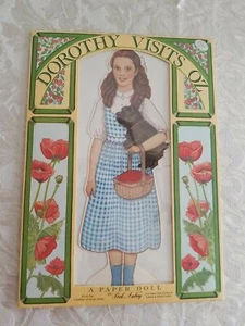 1997 Libro de Muñeca de Papel de Colección Dorothy Visitas OZ Mago de Oz PECK AUBRY - Imagen 1 de 3