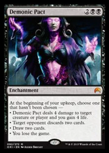 MTG - Demonic Pact - Magic Origins - NM, English Magic FLAT RATE SHIP - Image 1 of 1