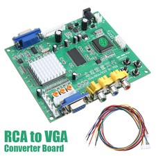 5V Arcade Game RGB CGA EGA YUV to VGA HD Game Video Converter Output Board E8P8