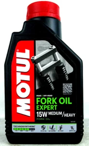Gabelöl 1Liter Motul Fork Oil Expert Medium SAE 15W Motorrad Öl Dämpfungsöl - Bild 1 von 6