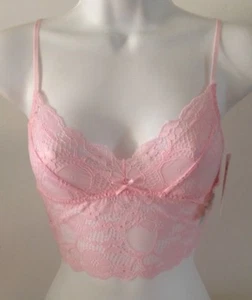 Nuevo con etiquetas Honeydew Camellia Encaje Bralette Talla M Estilo 96090 Rosa Arena - Imagen 1 de 6