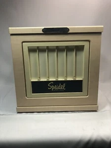 Vintage Speidel Revolving Display case with keys 12”X12” - Bild 1 von 9