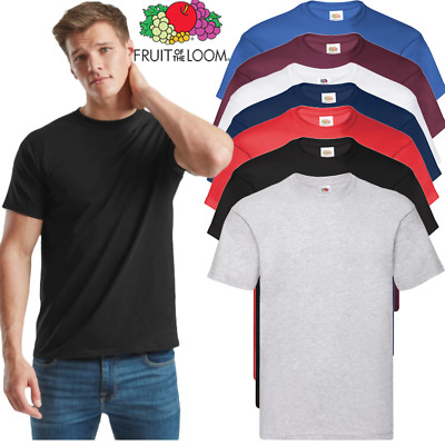Fruit of the Loom Super Premium T Shirt Mens ...