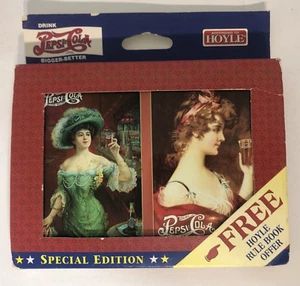 Victorian Lady Pepsi-Cola Playing Cards -2 Decks in Collector Tin NEW & SEALED - Picture 1 of 5