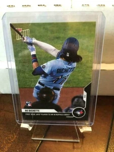 2020 TOPPS NOW BO BICHETTE 1ST BLUE JAY HR IN BUFFALO ROOKIE RC # 87 BLUE JAYS - Picture 1 of 2