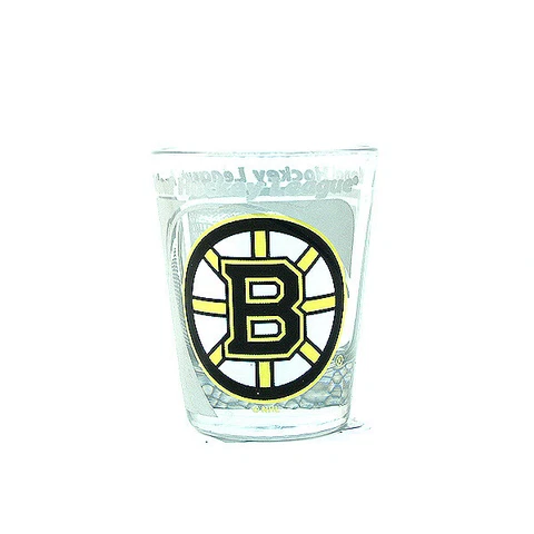 BOSTON BRUINS SHOT GLASS TEAM WRAP HI-COLLECTORS STYLE HYPEVLOGO NHL New Cover