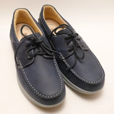 Samuel Hubbard Para hombres 11 W Nuevo Zapato de Barco Endeavor Madera a la deriva Cuero Azul/Vibram Foto 1 de 4