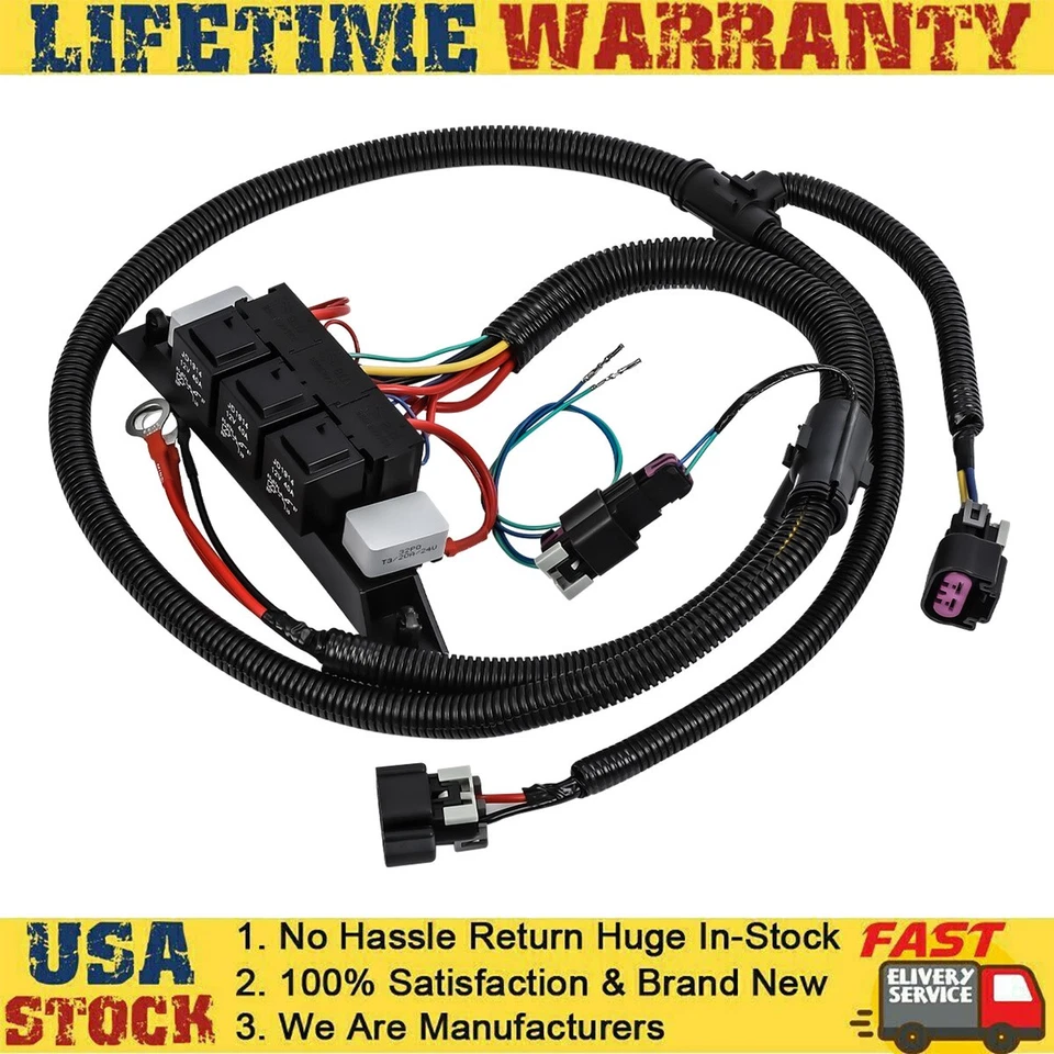 Arnés de ventilador eléctrico independiente 674-00923 para Chevy Silverado 1500 S 02-2006 Foto 1 de 4