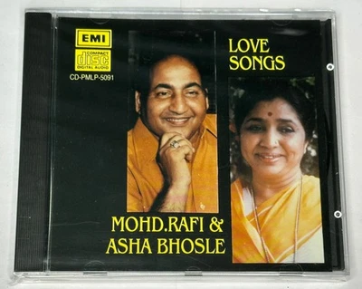 *New Sealed* Love Songs Mohd. Rafi & Asha Bhosle CD Bollywood Hindi Compilation - Изображение 1 из 2