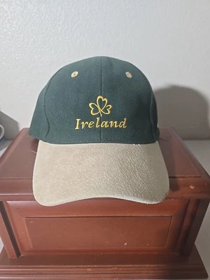 Gorra de béisbol Allied Ireland trébol verde con tirantes, billete de gamuza, nueva sin etiquetas Foto 1 de 4