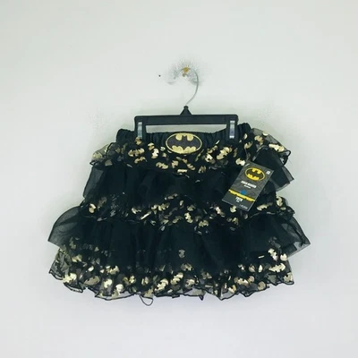 Batgirl Child's Medium Tutu Batman Halloween Cosplay Costume Dress Up DC New - Image 1 of 4
