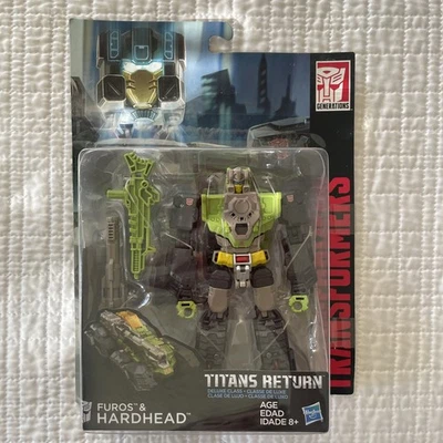 Transformers Generations Titans Return Hardhead and Furos Deluxe Class 2015 Nuevo Foto 1 de 4