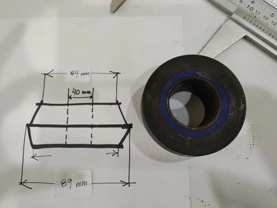 Wheel Balancer centering Dual taper Collet 40 mm Shaft Hunter from 84 mm to 89mm - Image 1 of 3