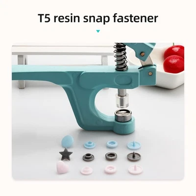 300 Pcs Plastic & Metal Snap Buttons W/ Snaps Pliers For Sewing & Crafting WXRS - Image 1 of 4