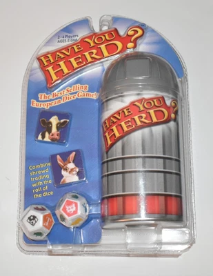 Have You Herd? European Dice Game Silo Container Animal Tiles Rules Sealed READ - Image 1 of 4