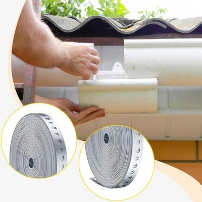 49.2 Ftx 0.7inch Pipe Hanger Strap Metal Heavy Duty Versatile Strapping Roll - Image 1 of 4