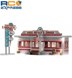 Woodland Scenics HO Miss Molly s Diner WOOBR5066 - Picture 1 of 1