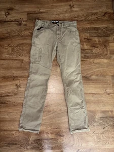 Pantalones Ariat Rebar M4 para hombre 34x38 caqui ropa de trabajo carpintero utilitario elásticos - Imagen 1 de 5