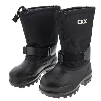 CKX Taiga Snowmobile Boots Black Cordura Waterproof Insulated Primaloft Cord - Image 1 of 4