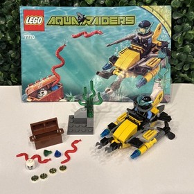 LEGO Aqua Raiders: Deep Sea Treasure Hunter (7770) Complete with Minifigs