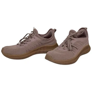 Skechers Womens Bobs Sport Geo Rose Pink Brown Running Shoes Sneakers Size 9.5 - Picture 1 of 14