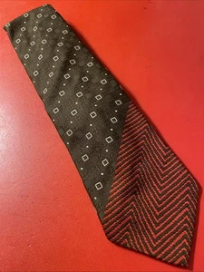 Vintage EUC 70s Pierre Cardin Woven Polyester Wide Tie Mod Disco Geometric - Picture 1 of 9