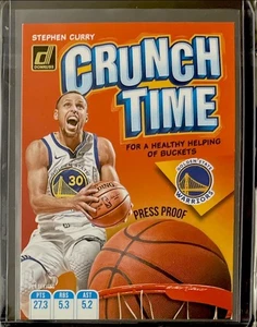2019 Panini Donruss Crunch Time #12 Stephen Curry Press Proof SP Warriors - Picture 1 of 2