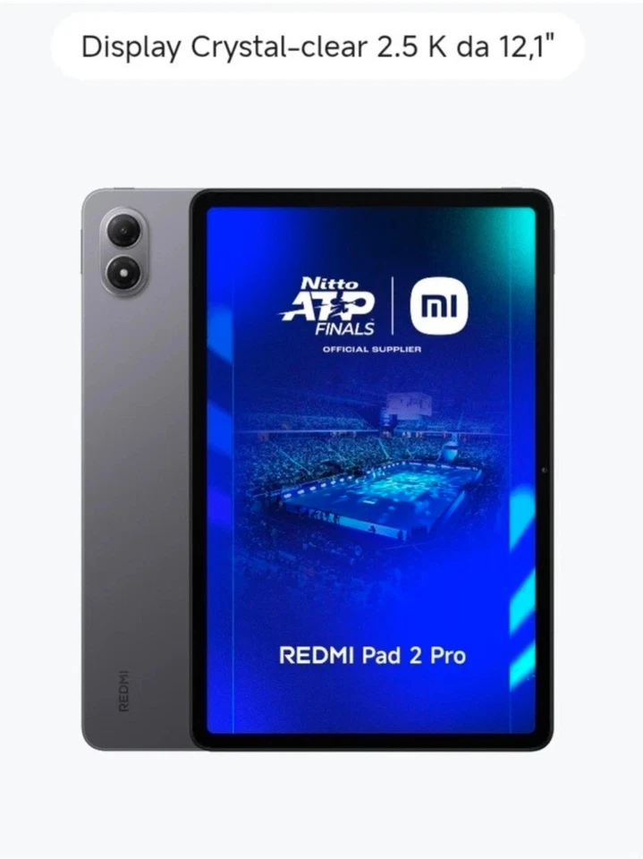Xiaomi Redmi Pad 2 Pro +  Penna, Colore Graphite – 6GB RAM + 128GB ROM NUOVO - Immagine 1 di 1