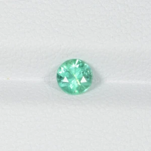 0.30Cts Massive Luster Natural Paraiba Tourmaline 4.5mm Round From Brazil...!!!! - Picture 1 of 2