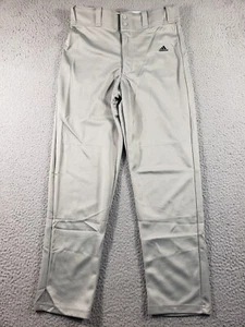 Adidas Aeroready Pants Youth Boys XL Gray Training Softball Baseball 30x28 - Picture 1 of 16