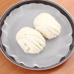 Steamer Non-Stick Pad Round Dumplings Steamed Bun Pastry Mesh Silicone Mats FW - Picture 1 of 16
