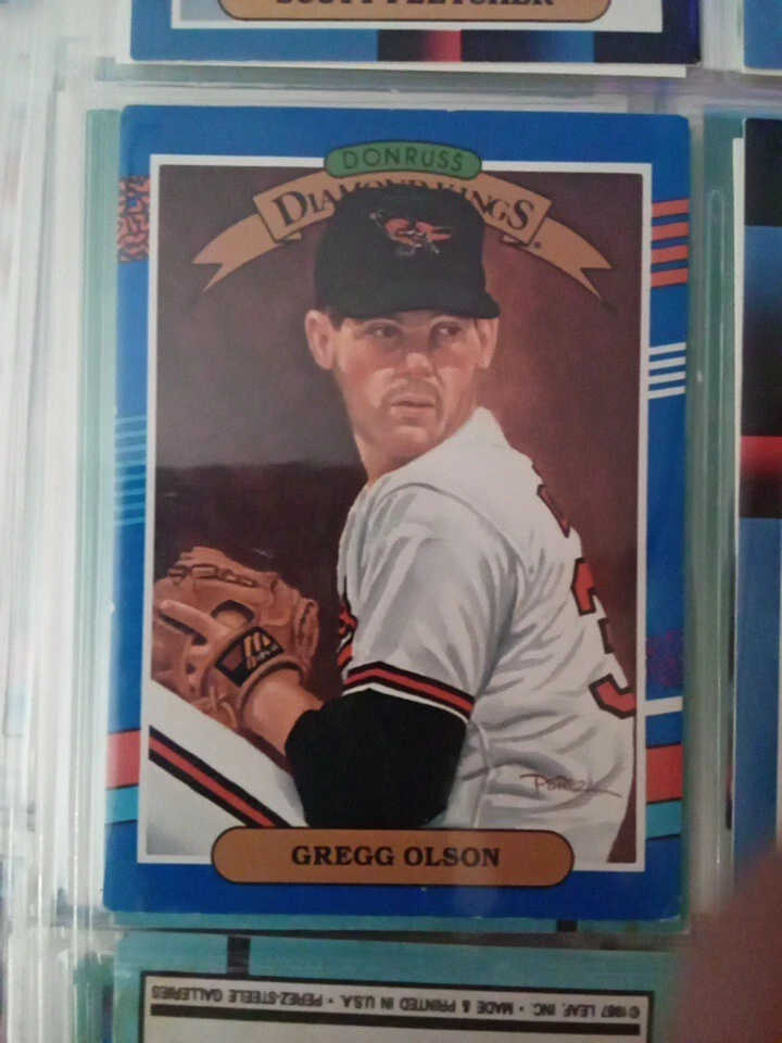 cartão de beisebol, cartão de erro, capa de chapéu Diamond Kings - Imagem 1 de 1