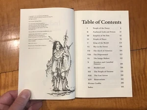 Indians : William Brandon 1989 Aztecs Maya Hopi Apache Sioux Wars Reservations - Picture 1 of 12