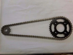 HONDA XR50R XR 50 R NEW SPROCKET 15/37 & CHAIN SET 00 - 04 - Picture 1 of 5
